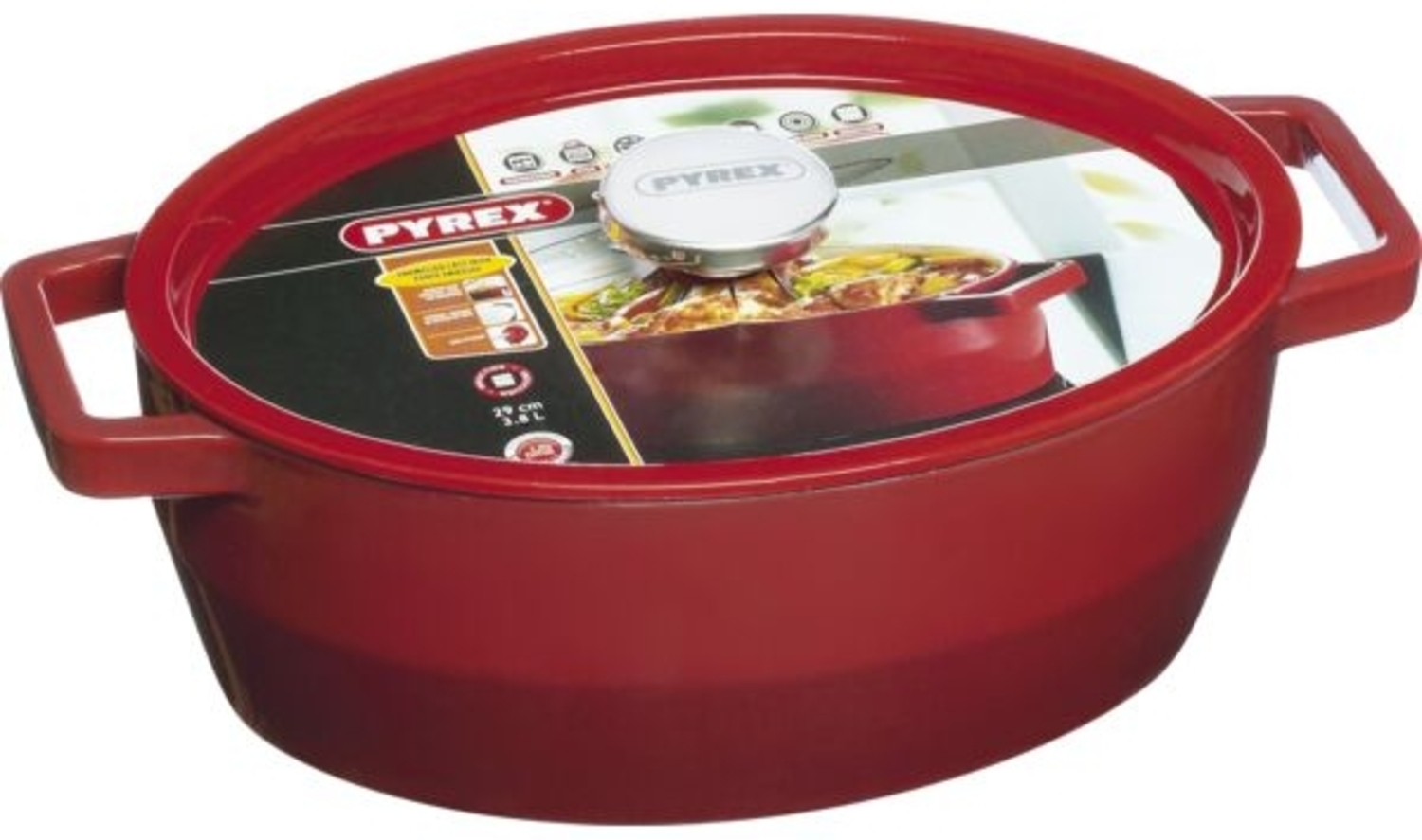 Topf mit Deckel Pyrex Slow Cook Gusseisen Bild 1