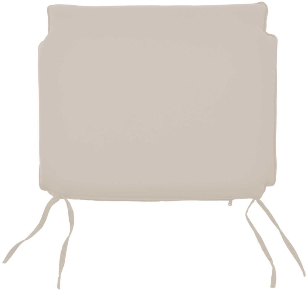 Sitzauflage 48 cm x 50 cm für Stapelstuhl Bari / Cosenza - creme Bild 1