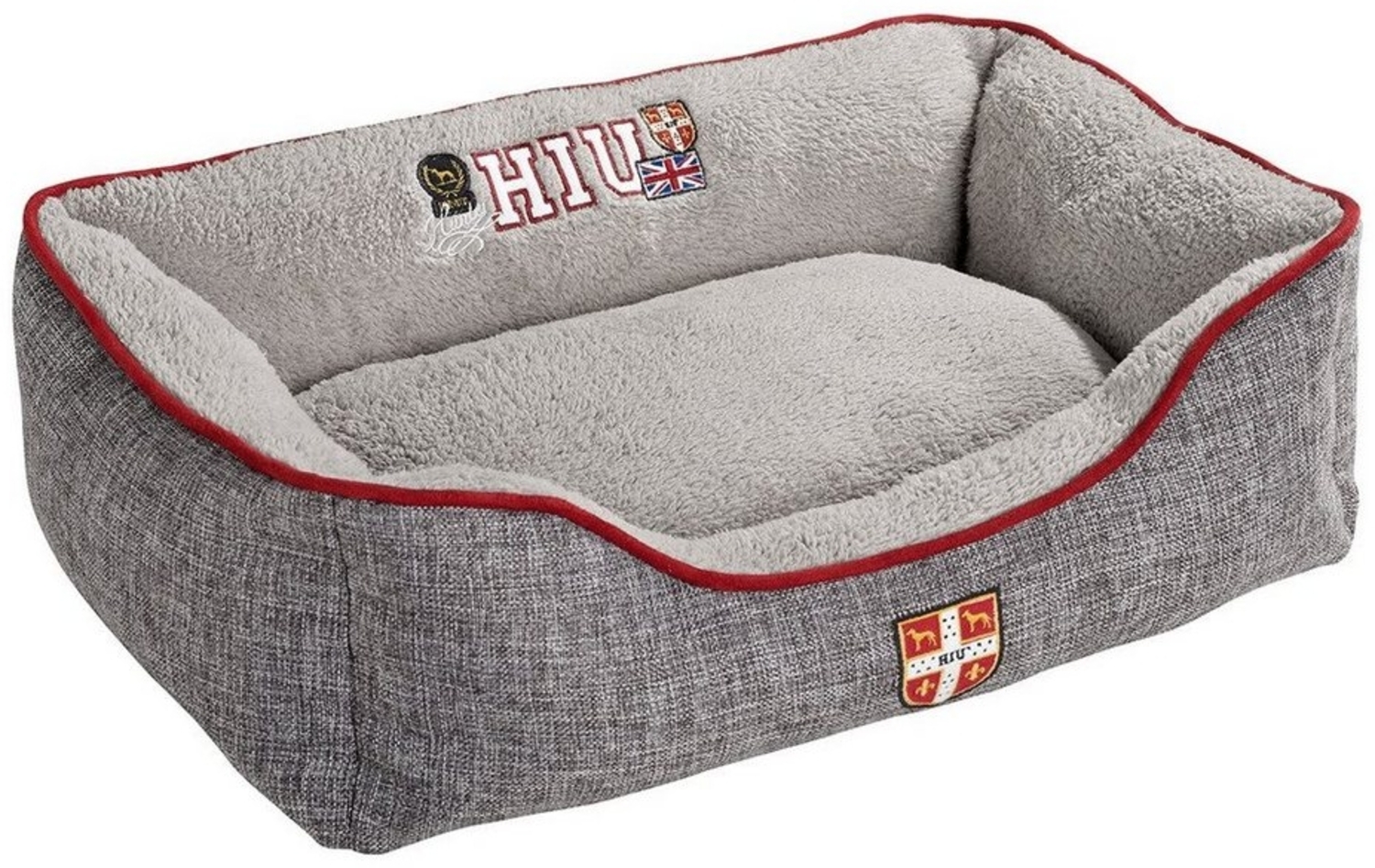 Hunter Tierbedarf Tierbett Hundesofa University grau Bild 1