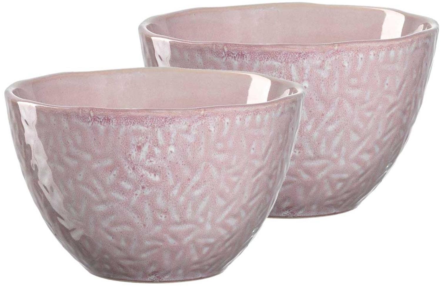 Leonardo MATERA Keramikschale 15,3 cm rosa 2er Set - A Bild 1