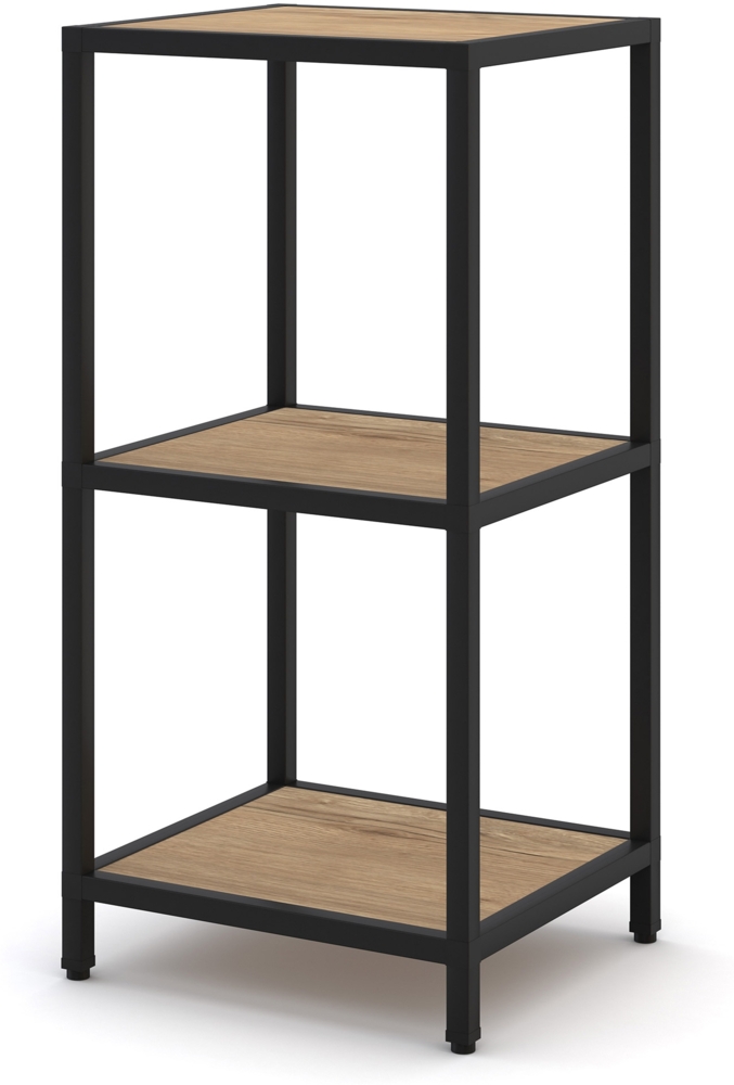 ASSMANN Regal Cubas Eiche Natura 40x36x82cm Metall Bild 1