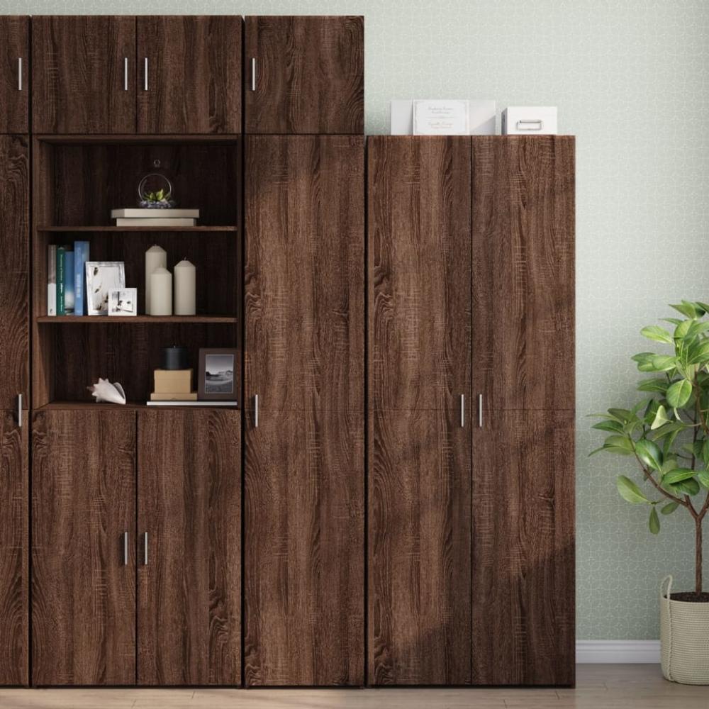 vidaXL Hochschrank Schmal Eichen-Optik 40x42,5x225 cm Holzwerkstoff 3281279 Bild 1