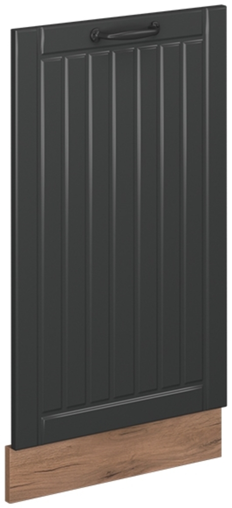 Geschirrspülblende Fame-Line Dunkelgrau 45 cm ohne Arbeitsplatte Vicco Bild 1