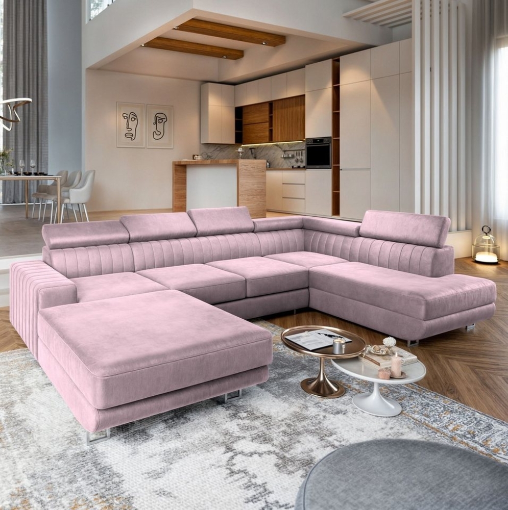 Masseno Ecksofa SIENA mit Schlaffunktion U-Form, Sofa mit Bettkasten Bild 1
