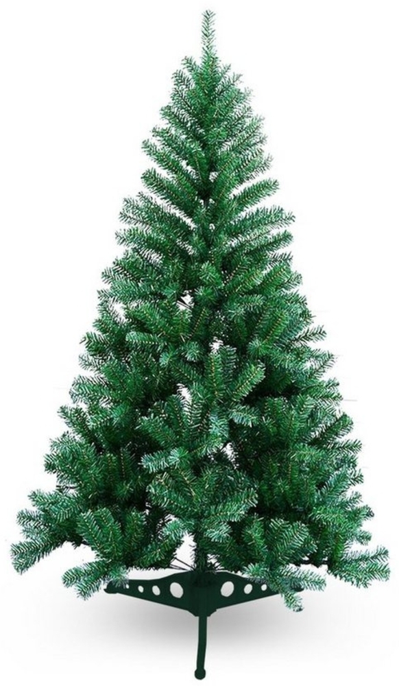 Clanmacy Künstlicher Weihnachtsbaum Weihnachtsbaum Tanne Baum künstlicher Christbaum Grün Außen 150cm Bild 1