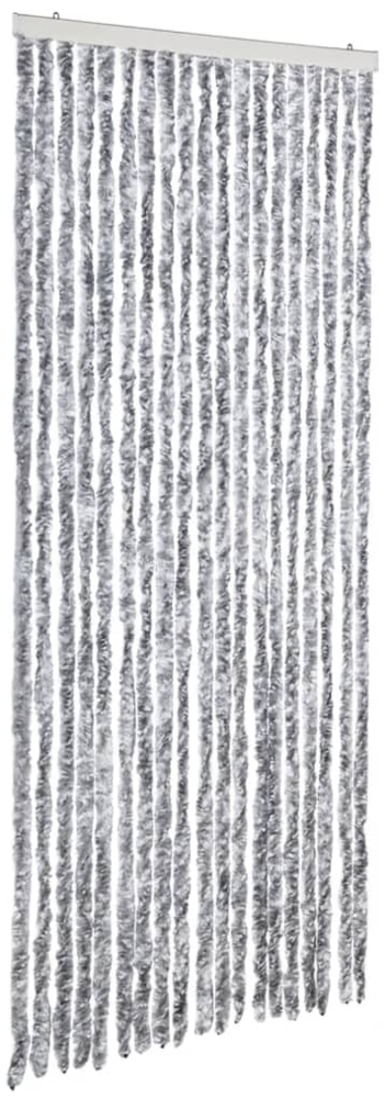 vidaXL Insektenschutz-Vorhang Silbern 56x200 cm Chenille 315138 Bild 1