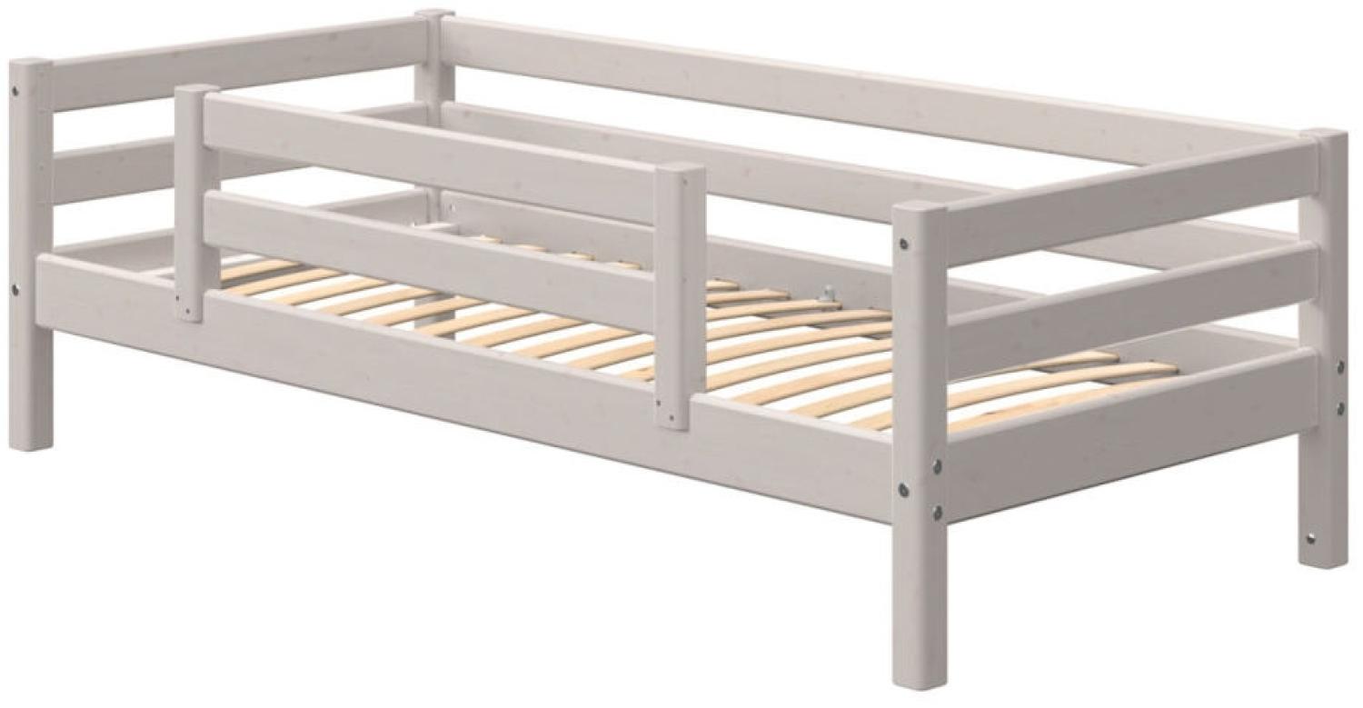 Flexa 'Classic' Einzelbett 90x200 cm inkl. 1/2 Sicherung grau Bild 1