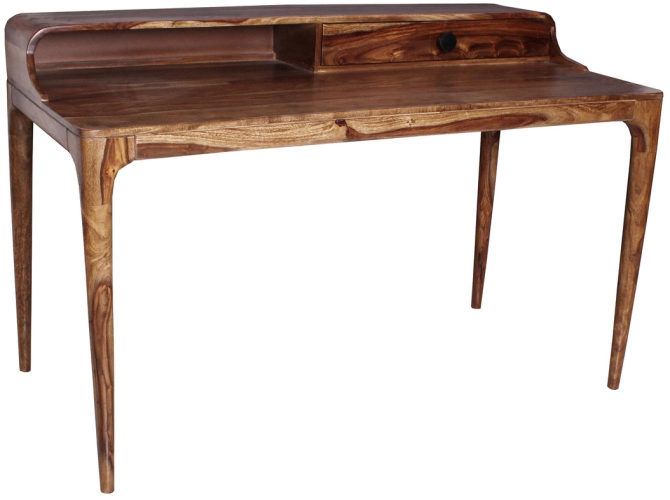 MID CENTURY Schreibtisch, Akazie Natur, 140 x 76 x 70 cm Bild 1