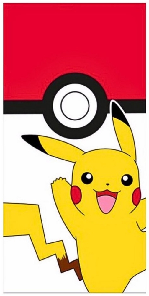 POKÉMON Badetuch Pikachu, Baumwolle, Strandtuch 70 x 140 cm Bild 1