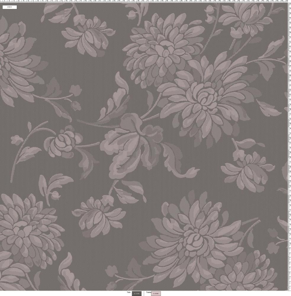 Fleuresse Lech Edelflanell Bettwäsche 200x200 Blumen silbergrau 604109-1 Bild 1