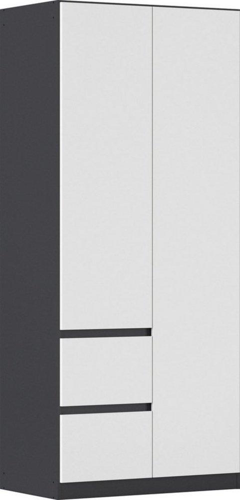 rauch Drehtürenschrank Kleiderschrank Schrank Garderobe Garderobenschrank MAINZ grifflose Front, Außentüren mit Push-to-Open Funktion MADE IN GERMANY Bild 1