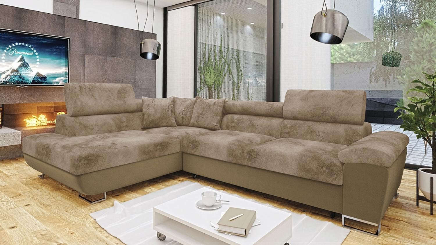 Ecksofa Cotere Premium, Seite: Links, Farbe: Otusso 02 + Sorriso 5 + Sorriso 5 Bild 1