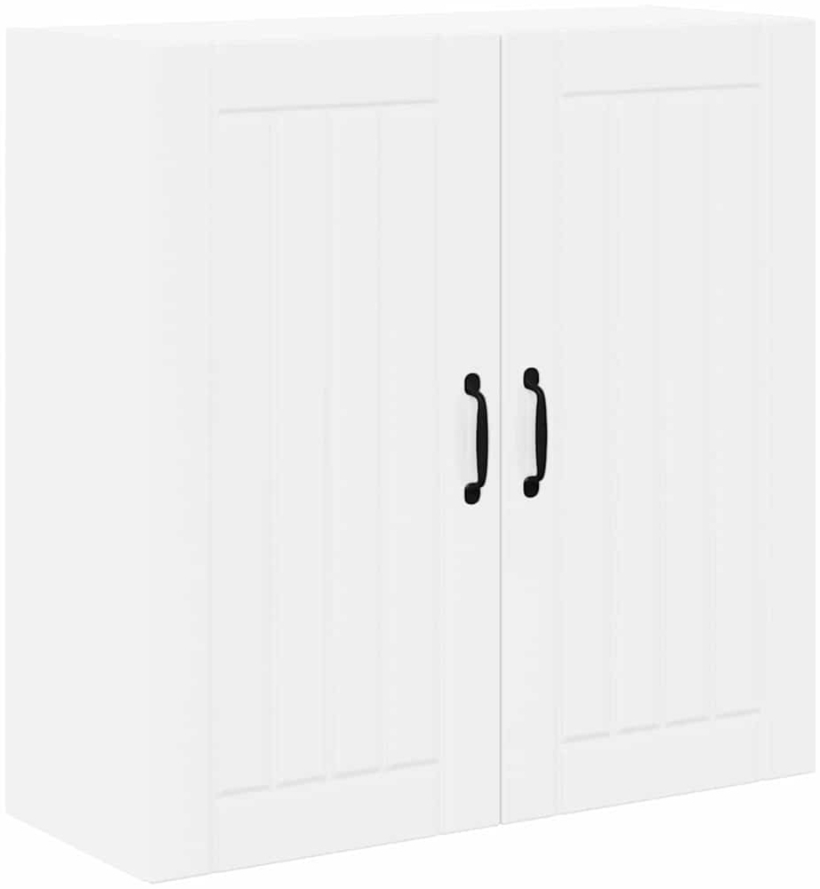 vidaXL Küchenschrank Hochglanz Weiß 80 x 31 x 80 cm Holzwerkstoff 885059 Bild 1