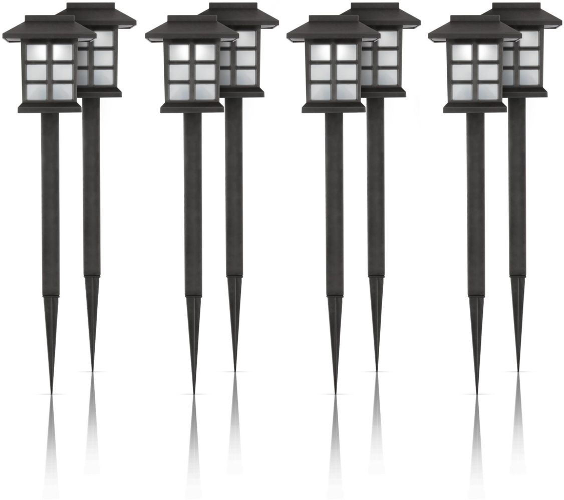Solar Laterne Schwarz 38 cm 2er - 8er Bild 1