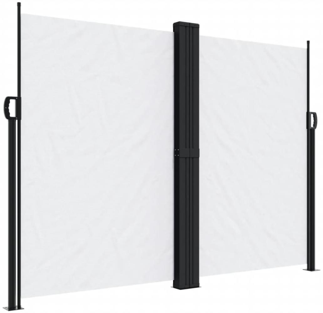 vidaXL Seitenmarkise Ausziehbar Weiß 180x600 cm 4004646 Bild 1