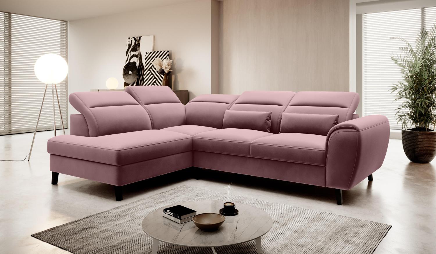 Wohnideebilder Noble Rosa Ecksofas & Eckcouches CO-NOB-LT-24VE Bild 1