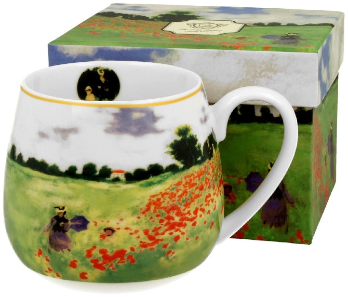 DUO ART GALLERY Fassbecher 430 ml POPPY FIELD New Bone China Porzellan Bild 1