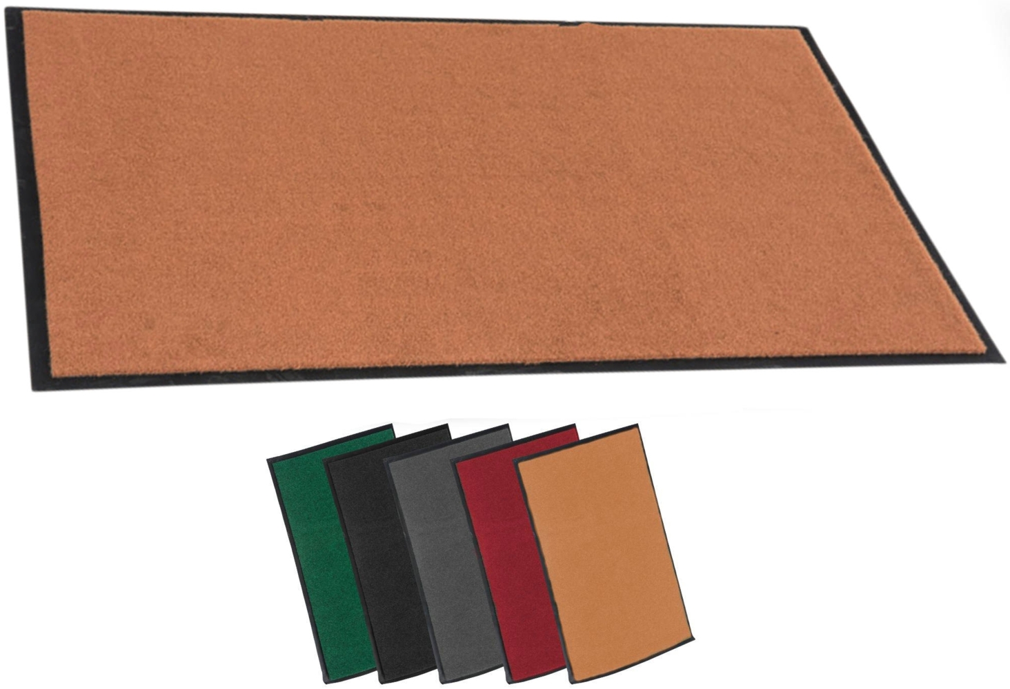 CLP Rutschfeste Fußmatte für innen und außen,coffee 40x60 cm Bild 1