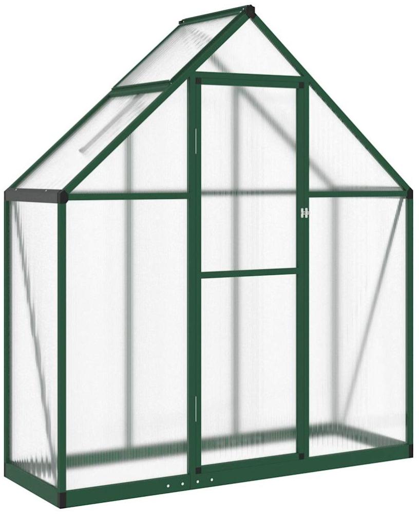 vidaXL Gewächshaus mit Fundamentrahmen Grün 169x58x195 cm Aluminimum 4005817 Bild 1