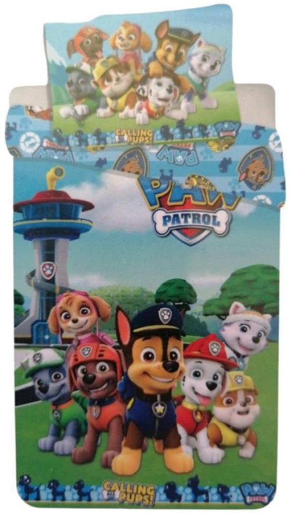 PAW PATROL Babybettwäsche PAW Patrol Baby- Bettwäsche "Calling PUPS!", 100x135cm Bild 1