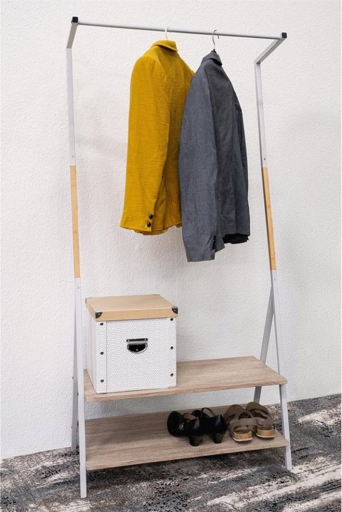 HTI-Line Garderobenständer Garderobe Bambus, (Stück, 1 St, 1 Kleiderständer), Garderobenständer Kleiderständer mit Ablage Bild 1