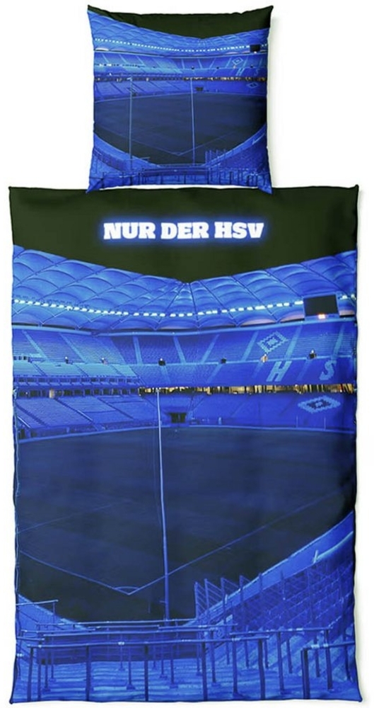 HSV Bettwäsche HSV Bettwäsche Stadion, Baumwolle Bild 1