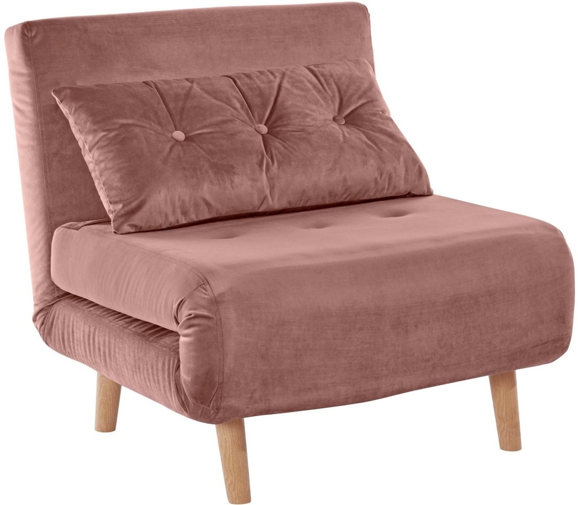 loft24 Daybett Manja, Tagesbett Schlafsofa Sofa mit Samtbezug im modernen Design Bild 1