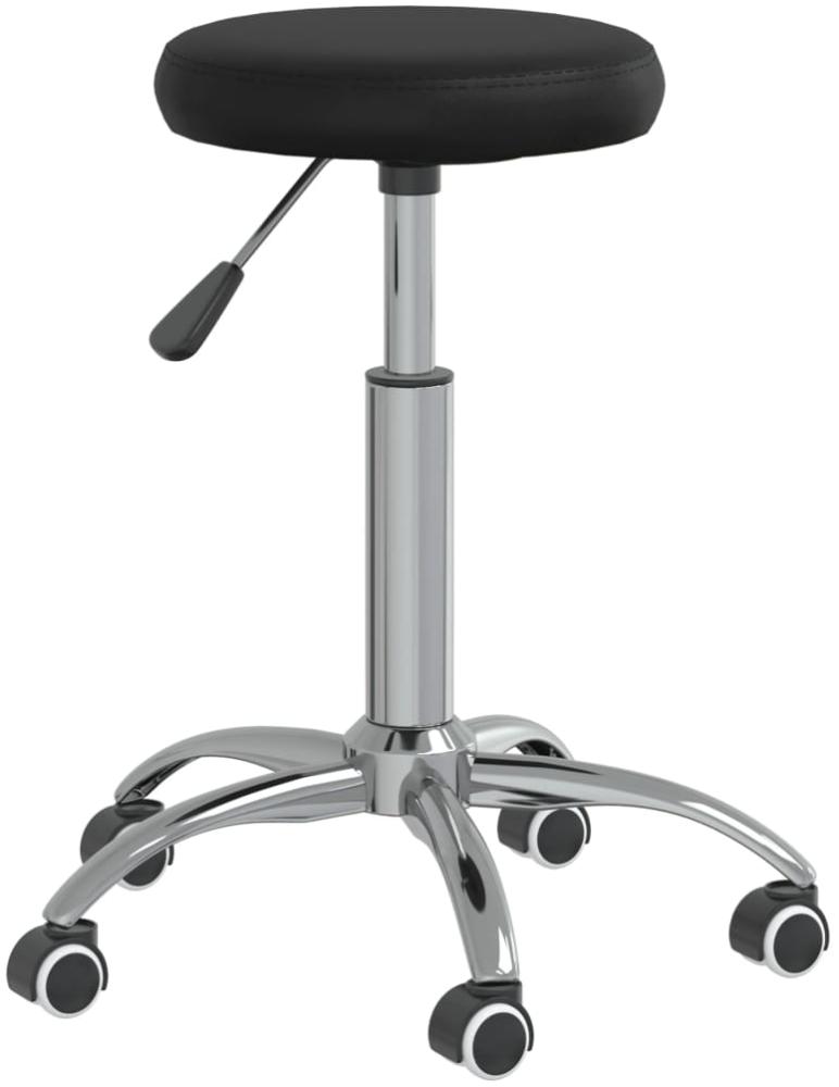 vidaXL Massagehocker Kunstleder Schwarz 3085693 Bild 1