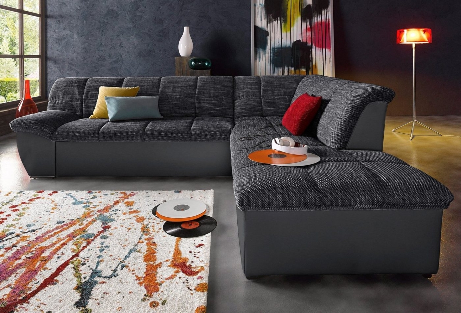 DOMO collection Ecksofa Splash L-Form, wahlweise mit Bettfunktion Bild 1