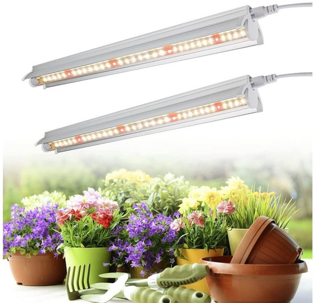 Laybasic Pflanzenlampe Volles Spektrum LED Pflanzenlampe T5 5000K Grow Lampe Zimmerpflanzen, 1 To 2 Bild 1