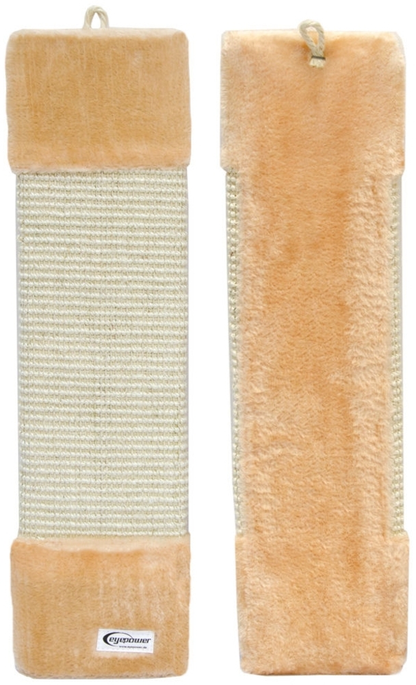 Eyepower Sisal Kratzbrett Sisalbrett M ca. 55 x 13,5 x 3,5 cm Beige Bild 1