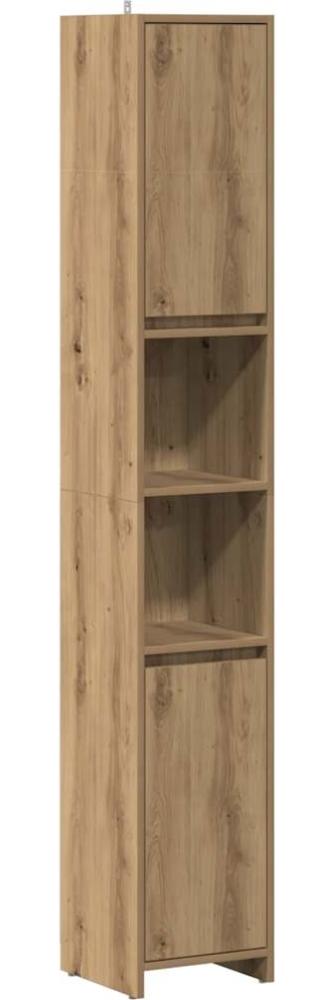 vidaXL Badschrank Artisan-Eiche 30x30x183,5 cm Holzwerkstoff 856065 Bild 1
