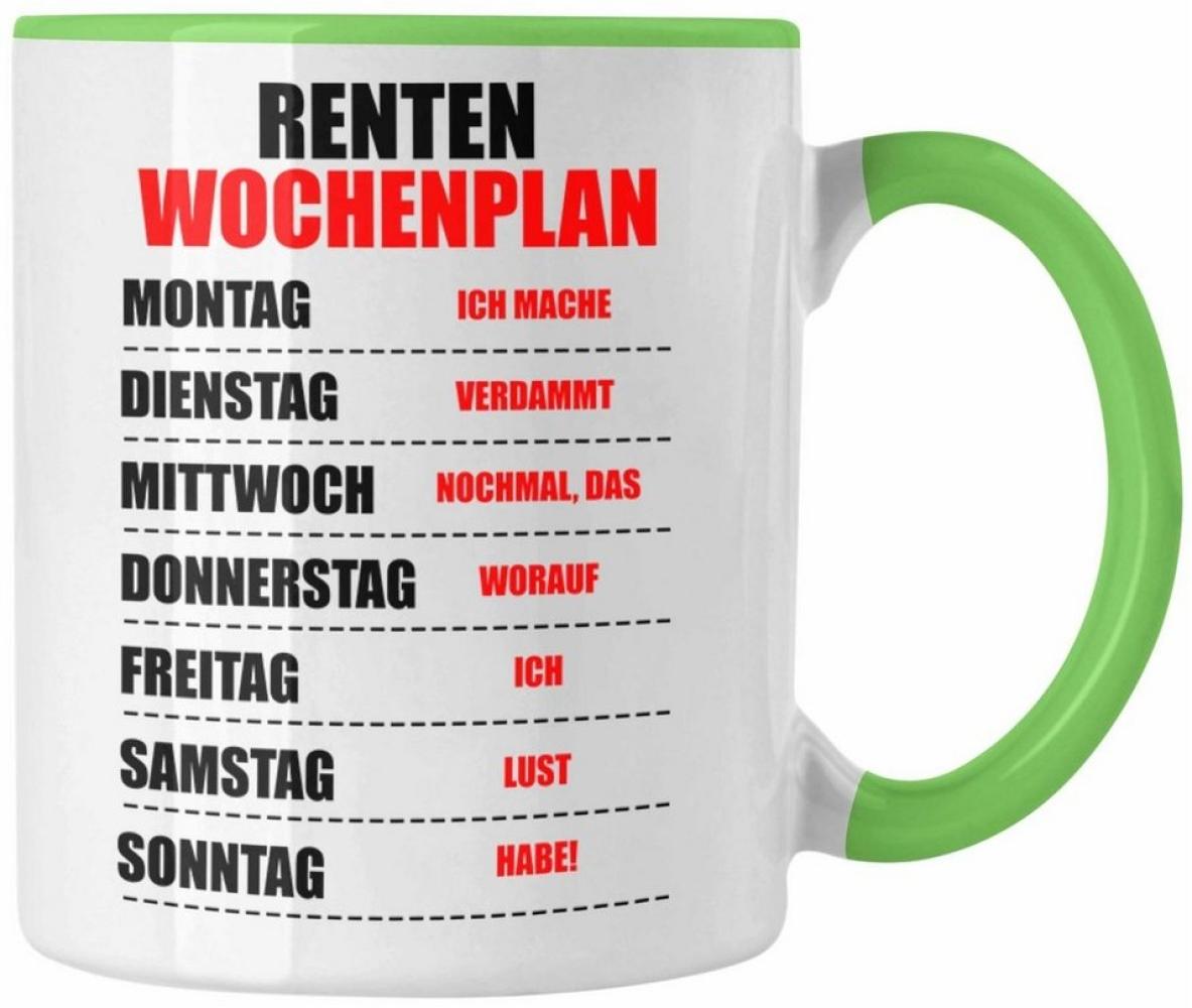 Trendation Tasse Trendation - Renter Tasse Ruhestand Geschenk Rente für Mann Frau Lusti Bild 1