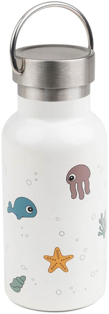 Done By Deer Sea Friends Thermosflasche Beige Weiß Bild 1