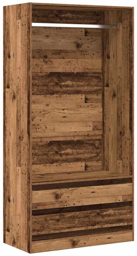 vidaXL Kleiderschrank Altholz-Optik 100x50x200 cm Holzwerkstoff 3318626 Bild 1
