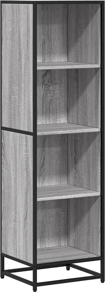vidaXL Bücherregal Grau Sonoma 40x35x139 cm Holzwerkstoff 849127 Bild 1