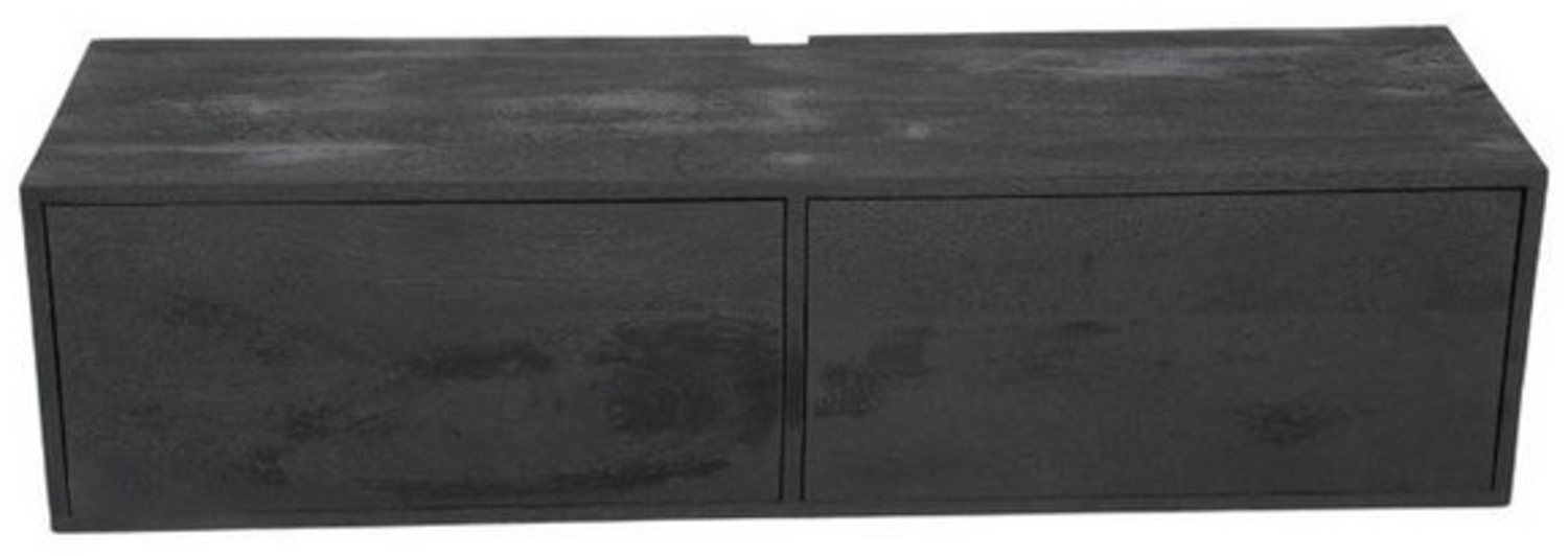 Villa Möbel TV-Board (120x35x30cm, 1 St, 1 TV Möbel), Mangoholz mit einem Push-to-Open-System Bild 1