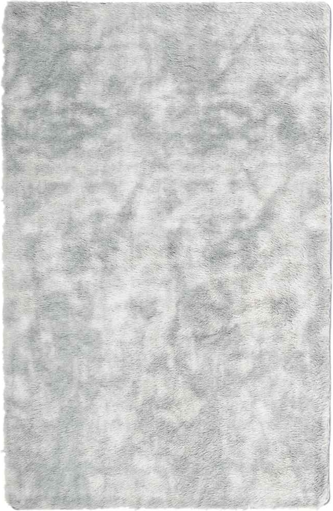 vidaXL Teppich Shaggy Hochflor NAVARRA Hellgrau 130x200 cm Polyester 4102834 Bild 1