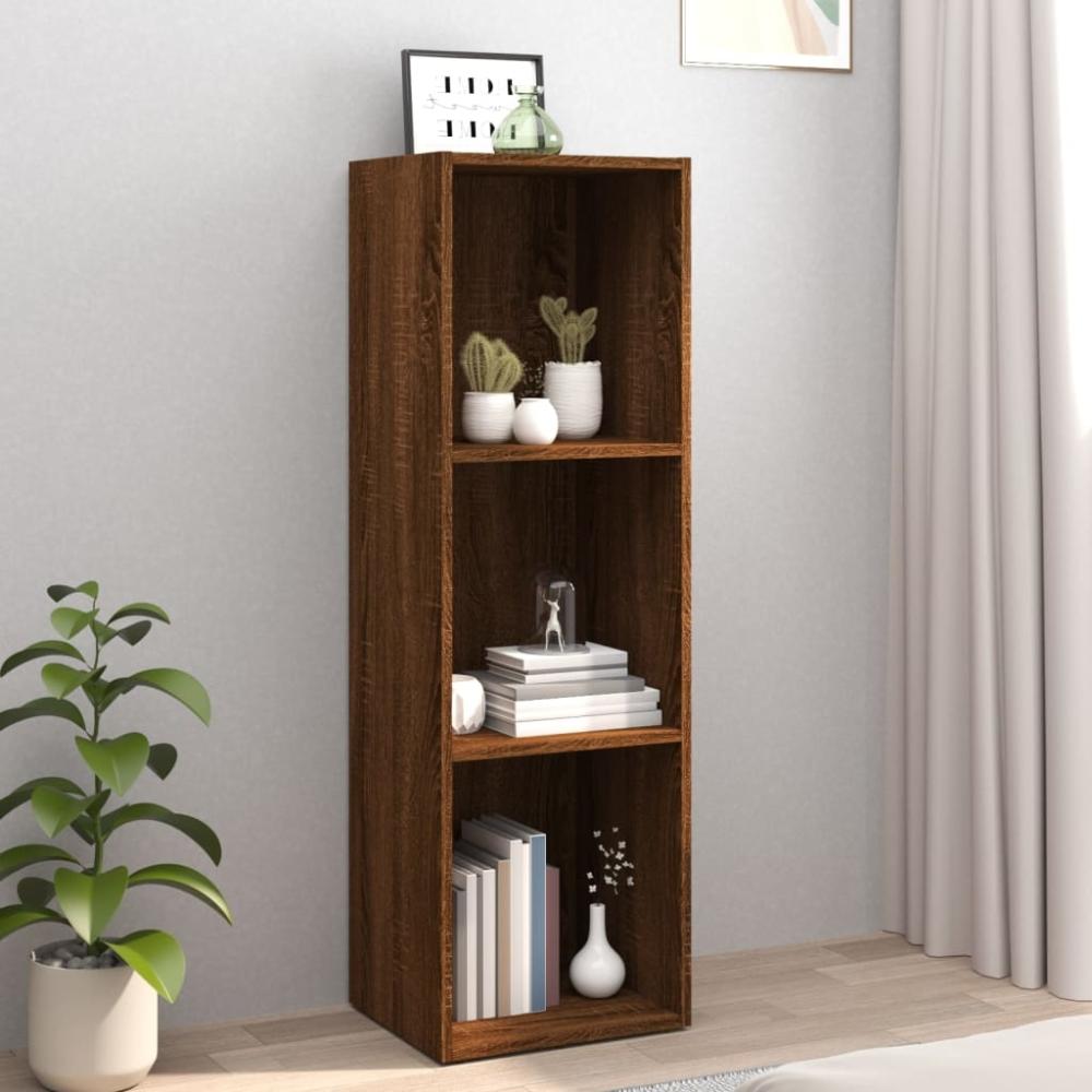 vidaXL Bücherschrank/TV-Schrank Braun Eichen-Optik 36x30x114 cm 826657 Bild 1