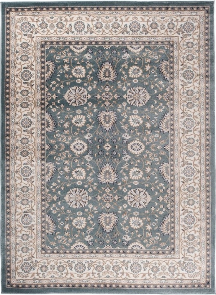 Mazovia Orientteppich Oriente Teppich - Traditioneller Teppich Orient Blau, 60 x 100 cm, Geeignet für Fußbodenheizung, Pflegeleicht, Wohnzimmerteppich Bild 1