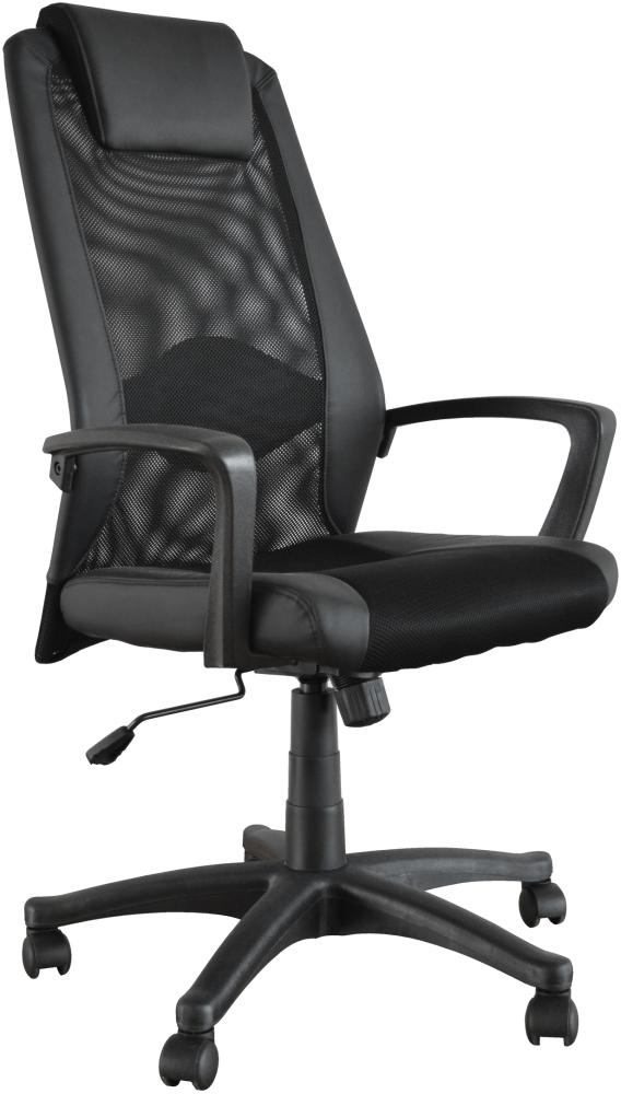 Bürostuhl >Business< in schwarz - 68x107x66 (BxHxT) Bild 1