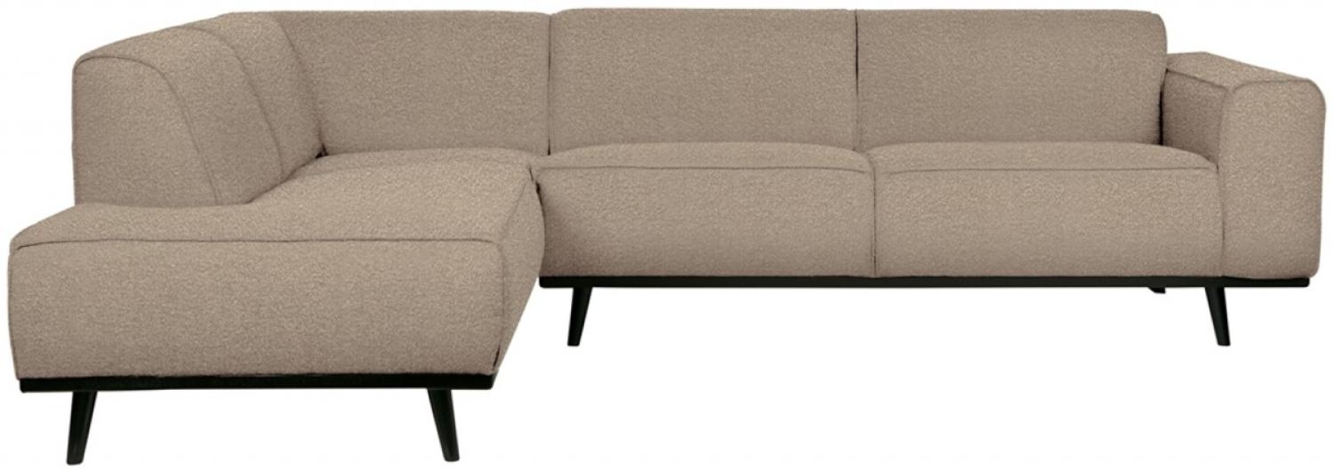 Ecksofa Statement Links - Bouclé Beige Bild 1