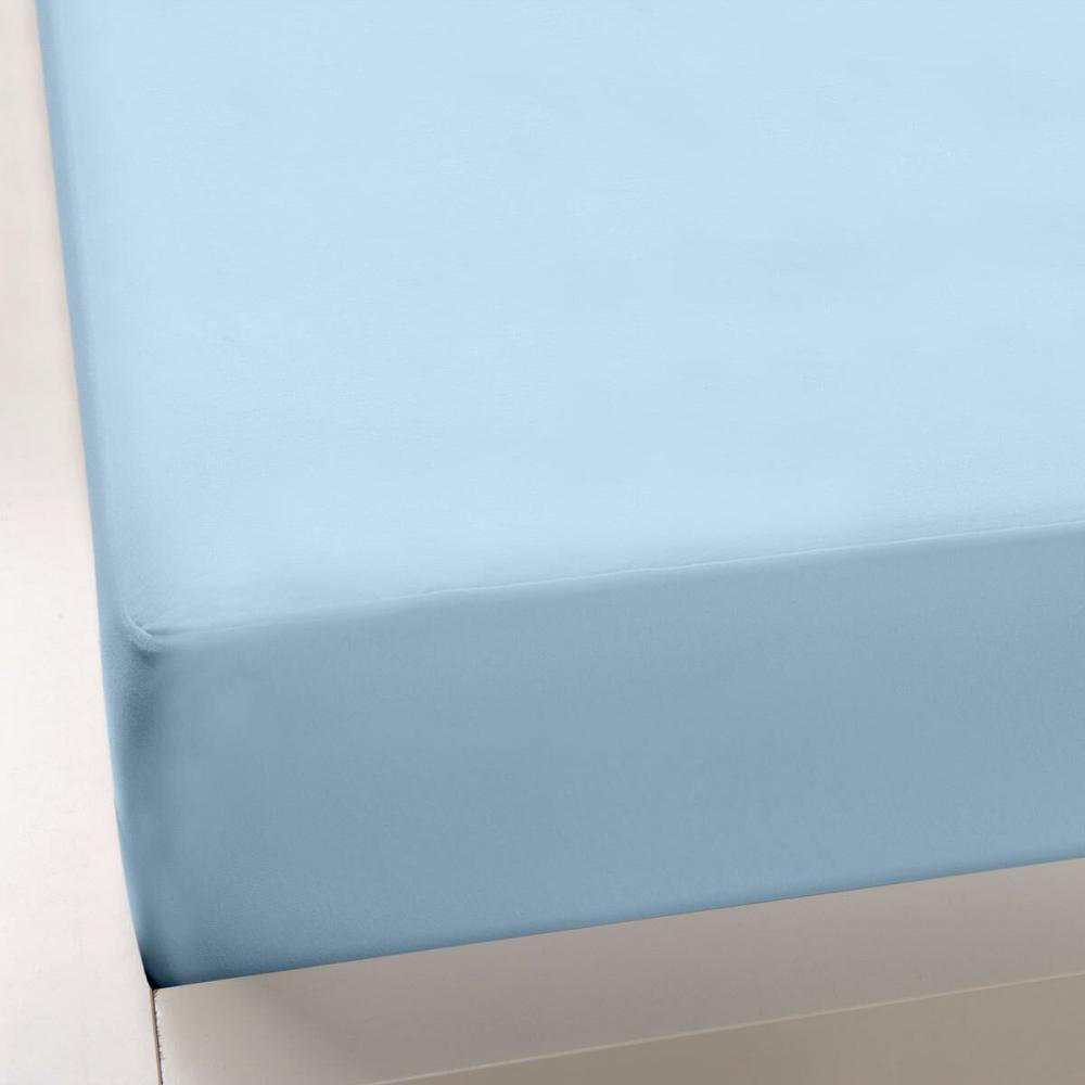 Formesse Boxspring Spannbettlaken Bella Gracia Alto|120x200 - 130x220 cm| hellblau Bild 1