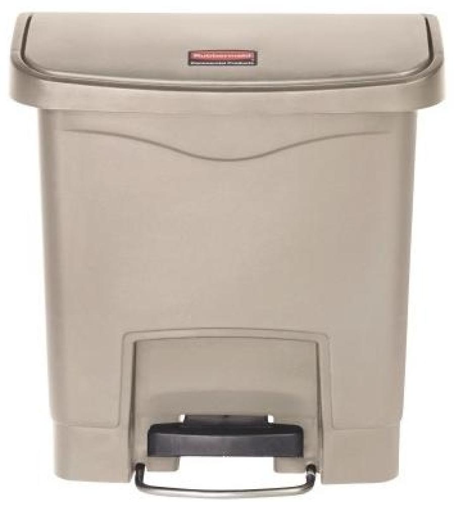 Rubbermaid Tretabfalleimer SLIM JIM® STEP-ON 23,04 x 39,88 x 37,67 cm (B x H x T) 15l Kunststoff beige Bild 1