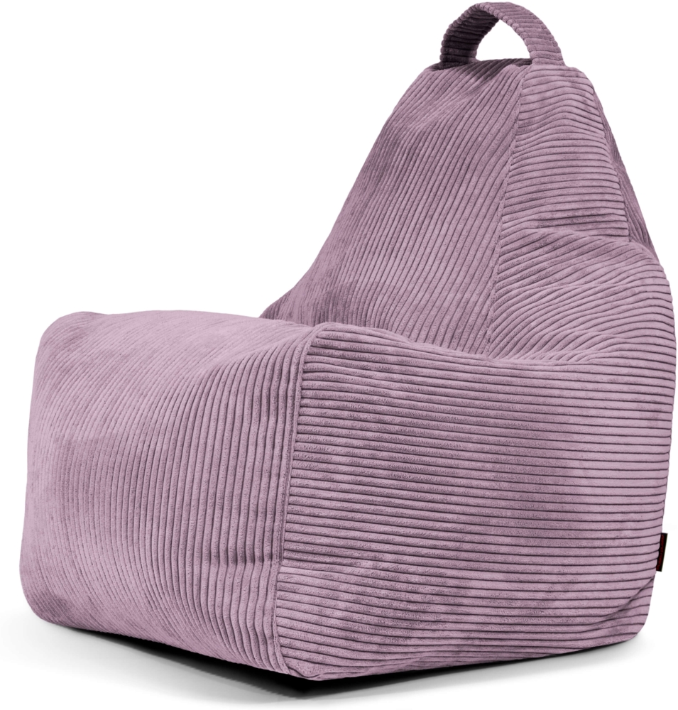 Sitzsack ‘Play‘, Bezugstoff - Waves, 100% Polyester, Lilac, 85x80x80 cm. Bild 1