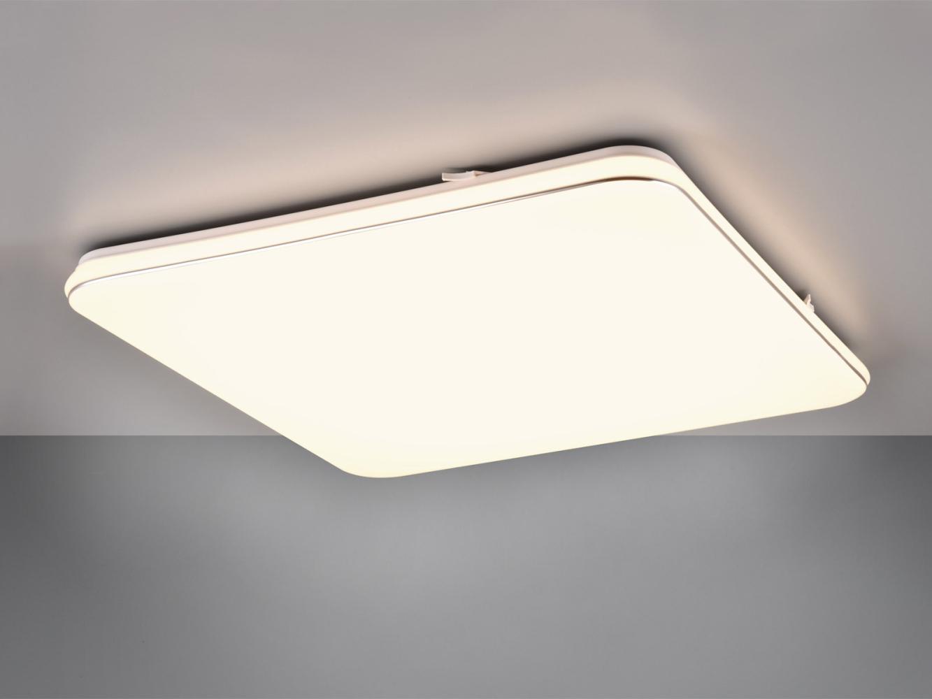 Flache LED Deckenleuchte BLANCA dimmbar, Warmweiß - Quadrat 53cm Bild 1