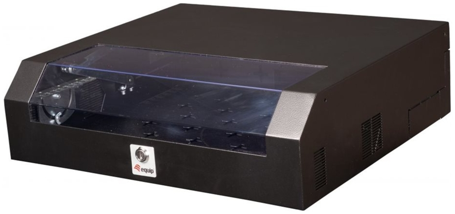 Equip 19 Netzwerkschrank StahltÃ¼r SF 500x475mm 5HE schwarz Bild 1