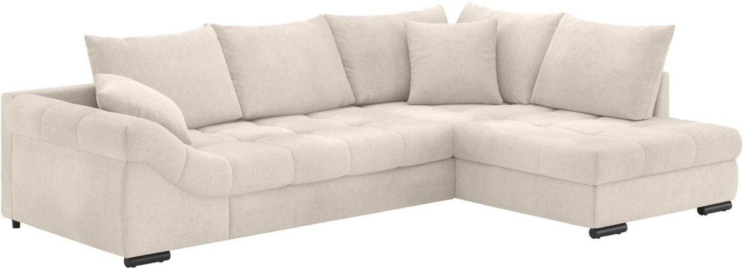 Mr. Couch Ecksofa Allegro DuraFlex, L-Form, Hochschläfer-Bettauszug, Kaltschaumpolsterung, bis 140 kg belastbar Bild 1