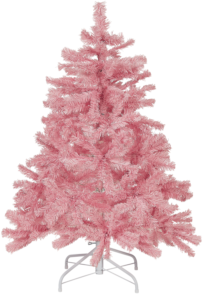 Künstlicher Weihnachtsbaum 120 cm rosa FARNHAM Bild 1