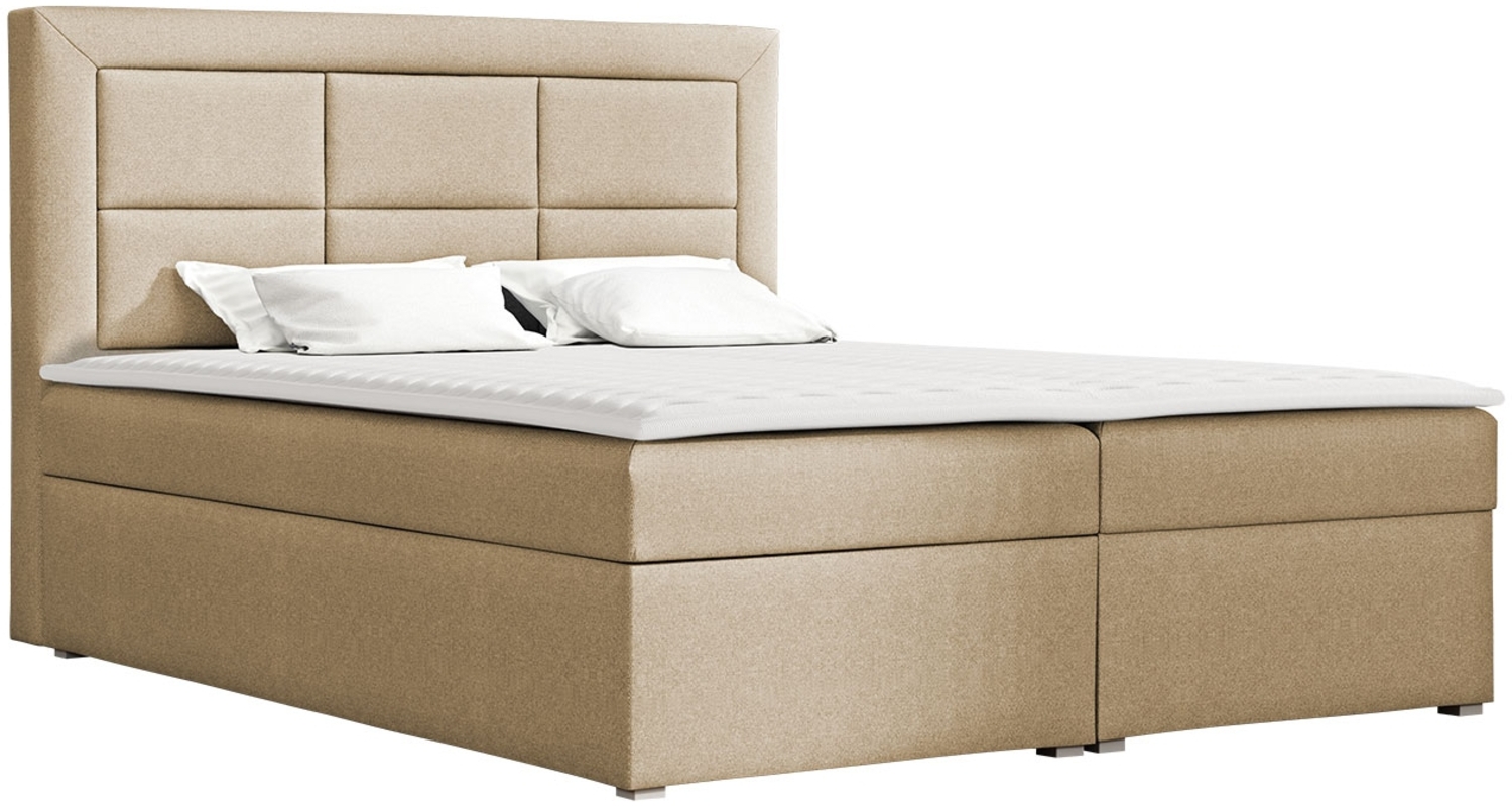 Boxspringbett Classic Box, Beige, 180x200 cm Bild 1